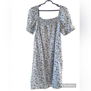 JCrew babydoll midi dress